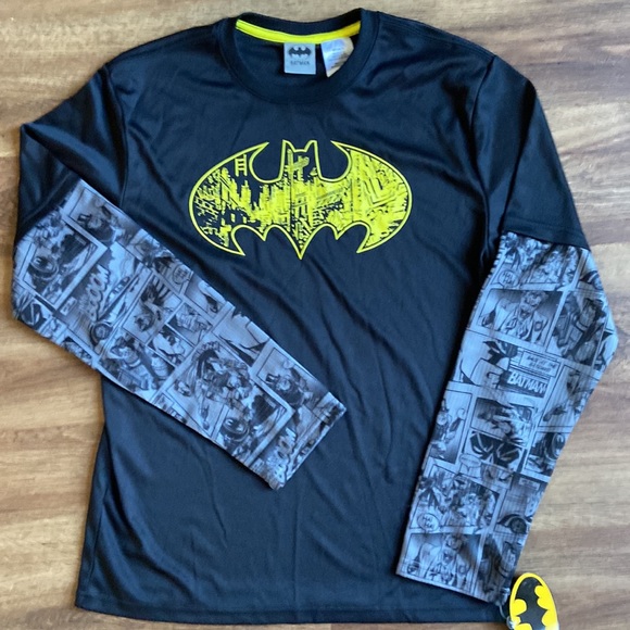 Boys Batman Shirt Size  XXL 18 - Picture 1 of 6